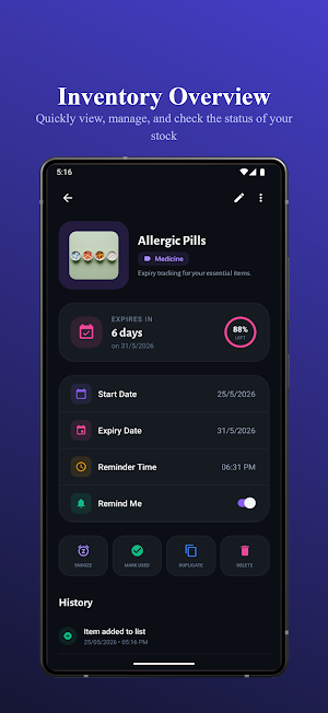 Exp Reminder - Expiry Tracker Screenshot 3