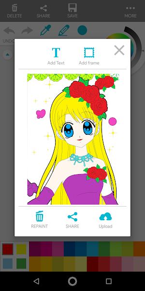 Coloring Anime Girls Screenshot 1