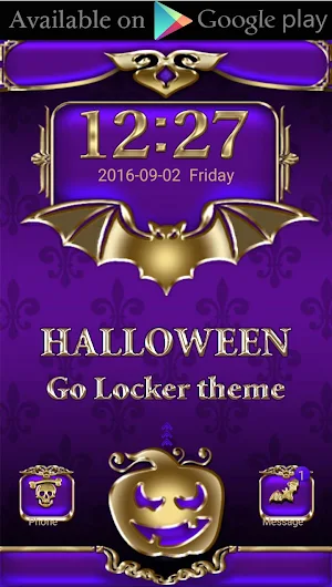 Halloween Clock Widget Screenshot 2