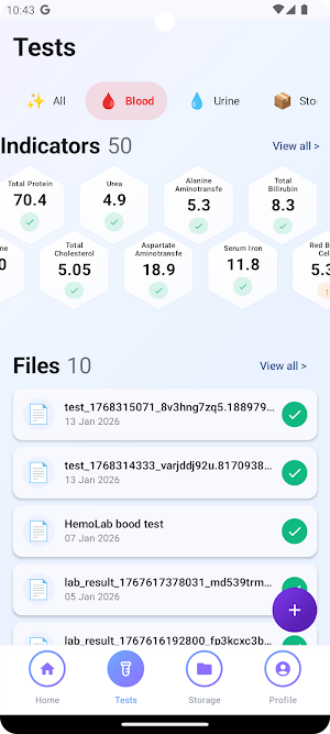 Labio - Personal Lab Tracker Screenshot 2