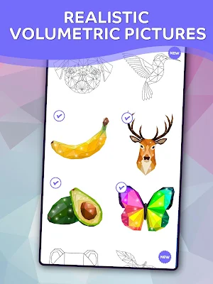 Polyart Coloring by Numbers Screenshot 0