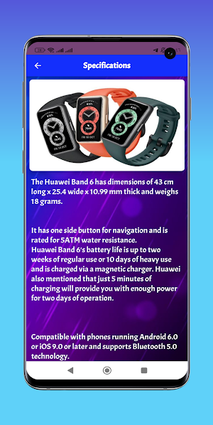 huawei band 6 guide Screenshot 3