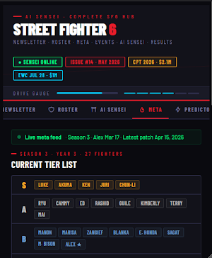 SF6 Coach Screenshot 1