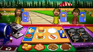 Food Fair Burger Van Cooking Screenshot 3