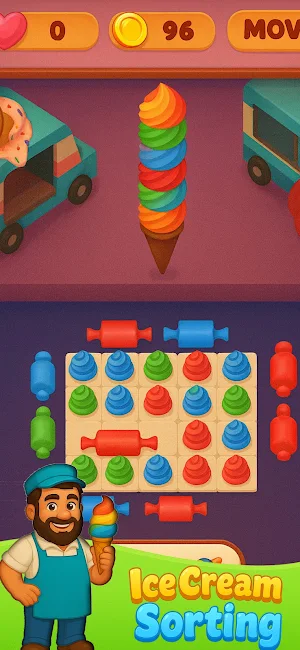 Ice Cream Spin: Sorting Game Screenshot 3