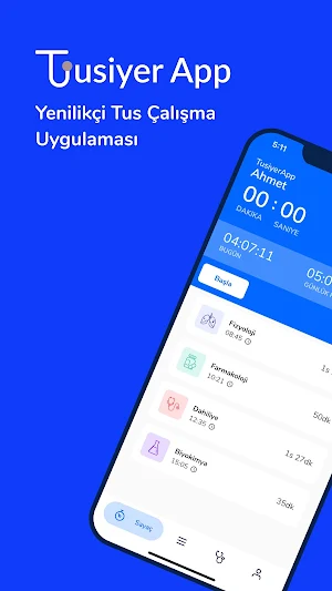 Tusiyer App - TUS Kronometre ve Çalışma Uygulaması Screenshot 0