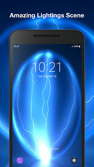 Electric Screen Live Wallpaper Screenshot 2