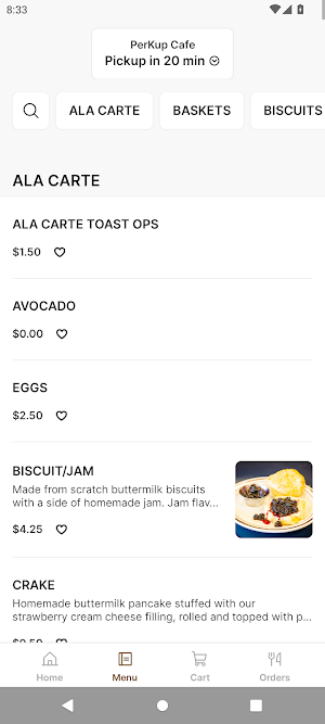 PerKup Cafe To Go Screenshot 1