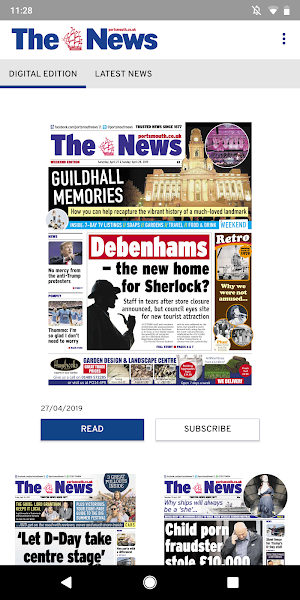 The Portsmouth News Newspaper Screenshot 0