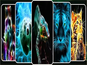 Neon Animal Wallpapers Screenshot 0