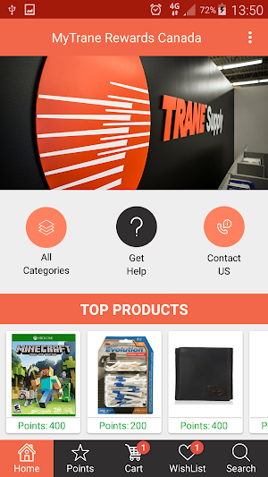 My Trane Rewards Canada Screenshot 2