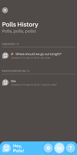Hey, Polls! Screenshot 2