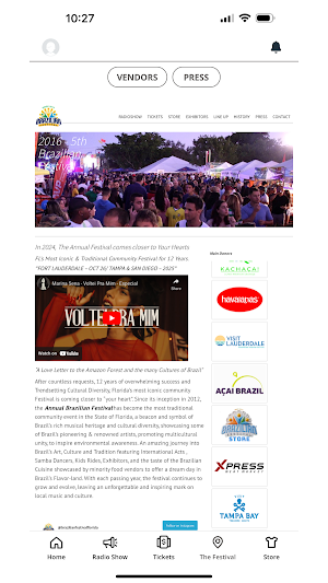Brazilian Festival Radio Screenshot 2