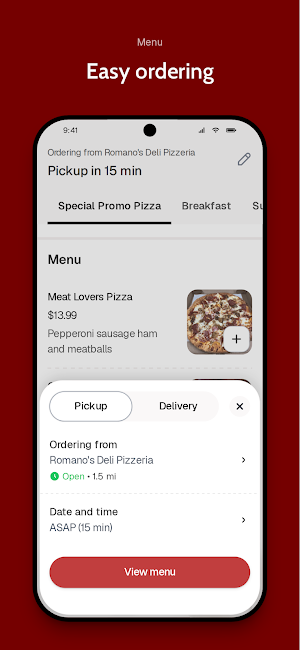 Romano's Deli Pizzeria Screenshot 2