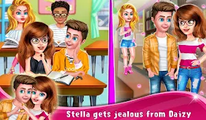 High School Love Triangle Crush Story Screenshot 0