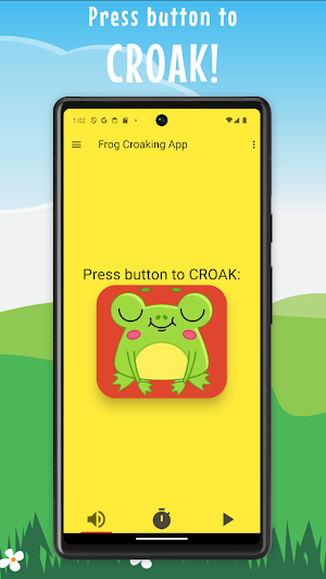 Frog Croaking App Screenshot 0