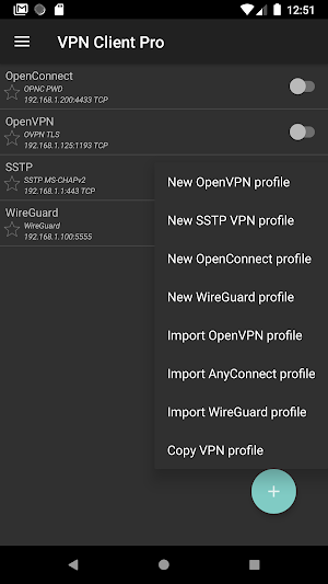 VPN Client Pro Screenshot 0