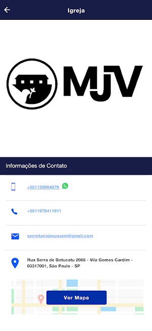Ministerio Jesus Vem Screenshot 2