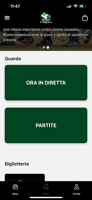 Rugby L'Aquila Screenshot 1