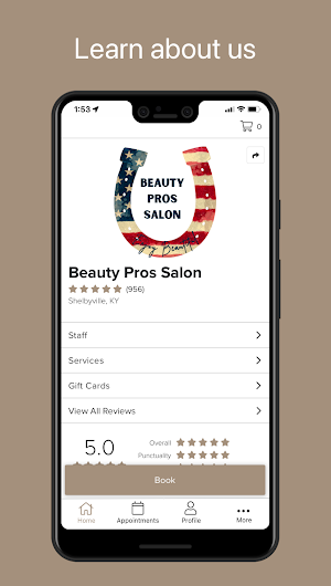 Beauty Pros Salon Screenshot 1
