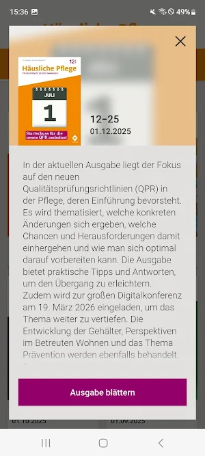 Häusliche Pflege Screenshot 1