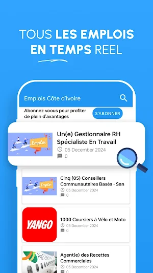 Emplois Côte d'Ivoire Screenshot 1