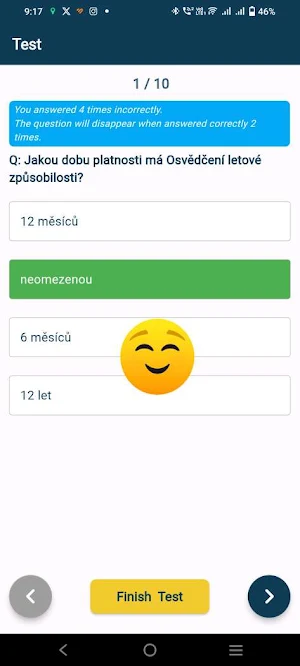 Zkušební otázky pro PPL Screenshot 2