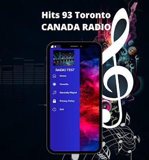 Hits 93 Toronto CANADA RADIO Screenshot 1