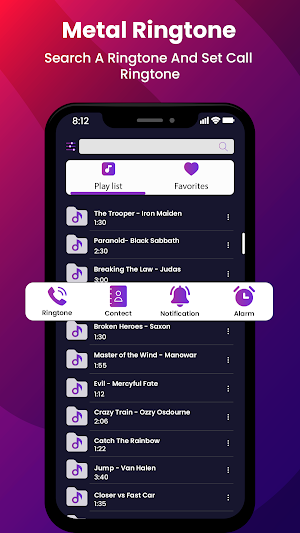 Heavy Metal Ringtone Screenshot 1