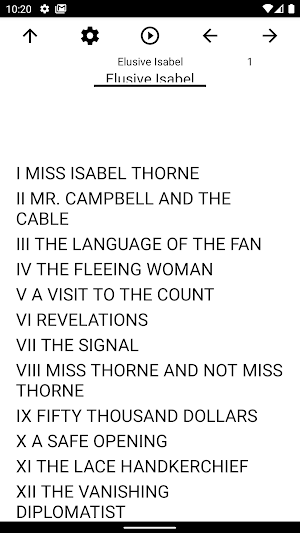 Book, Elusive Isabel Screenshot 0