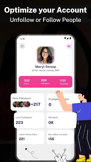 TrackMeter - Track Unfollowers Screenshot 3