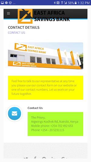 East Africa Savings Bank Mobil Screenshot 2