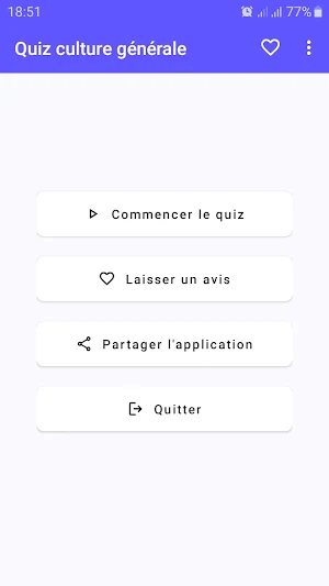 Quiz culture générale Screenshot 1
