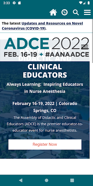 AANA Meetings Screenshot 3