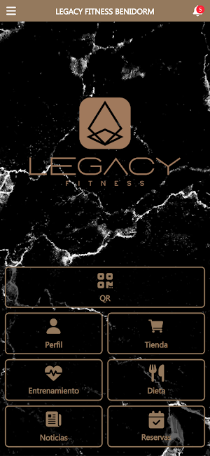 LEGACY FITNESS GYM APP Screenshot 3