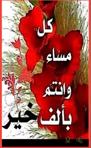 مساء الخير بالصور والدعاء Screenshot 3