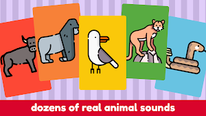 Animal Sounds for baby (100 flashcards) Screenshot 0