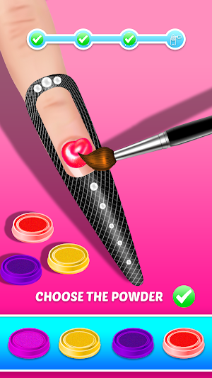 Acrylic Nail Art Salon Games Screenshot 2