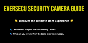 Eversecu Security Camera Guide Screenshot 1