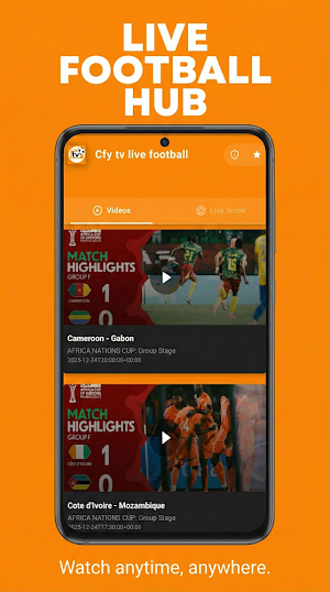 Cfy tv live football Screenshot 0