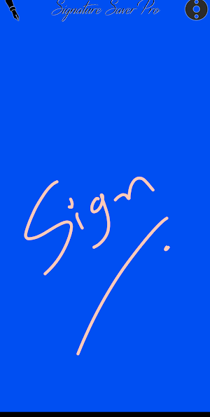 Signature Saver Pro Screenshot 2