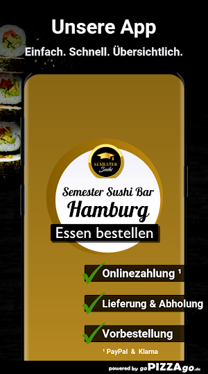 Semester Sushi Bar Hamburg Screenshot 0