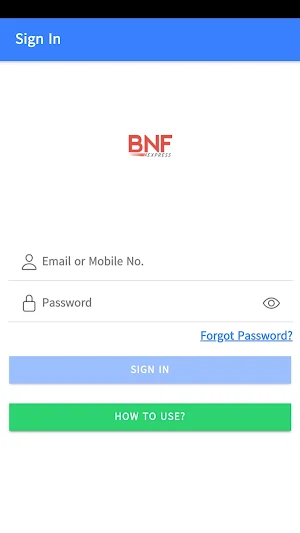 BNF Supplier Screenshot 2