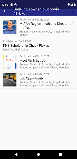 Breitung Township Schools Screenshot 2