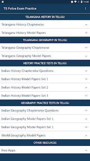Telangana Police SI Exam Tests Screenshot 0