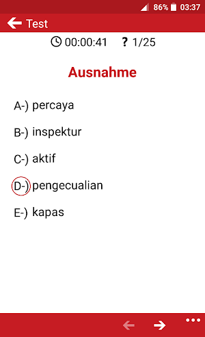 Indonesian - German : Dictionary & Education Screenshot 3
