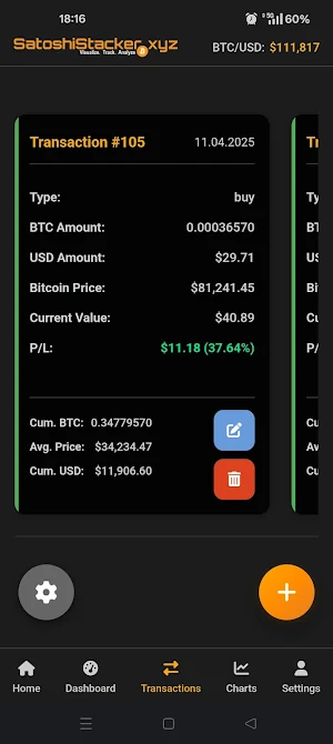 SatoshiStacker.xyz Screenshot 3