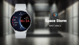 Space Storm - watch face Screenshot 0