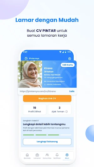 Pintarnya — Cari & Lamar Kerja Screenshot 3