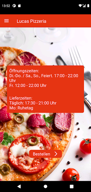 Lucas Pizzeria Screenshot 1